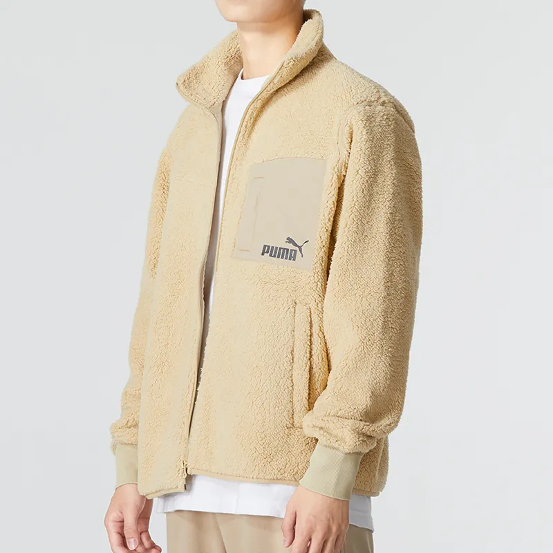 PUMA Velvet Jackets Unisex Khaki-4