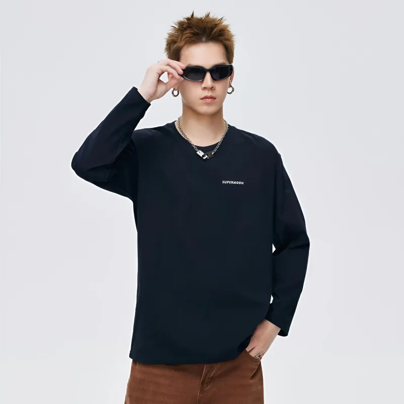 SUPERMOON Heavyweight Long-Sleeved T-Shirt Unisex-11