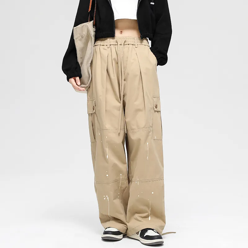 SCRM Straight Moderate Casual Pants Unisex-7