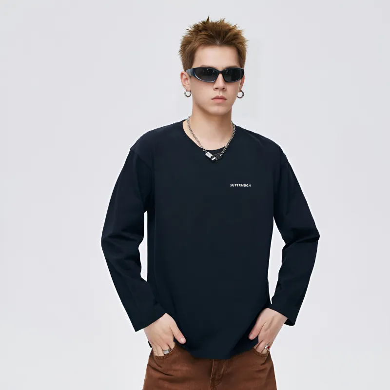 SUPERMOON Heavyweight Long-Sleeved T-Shirt Unisex-9