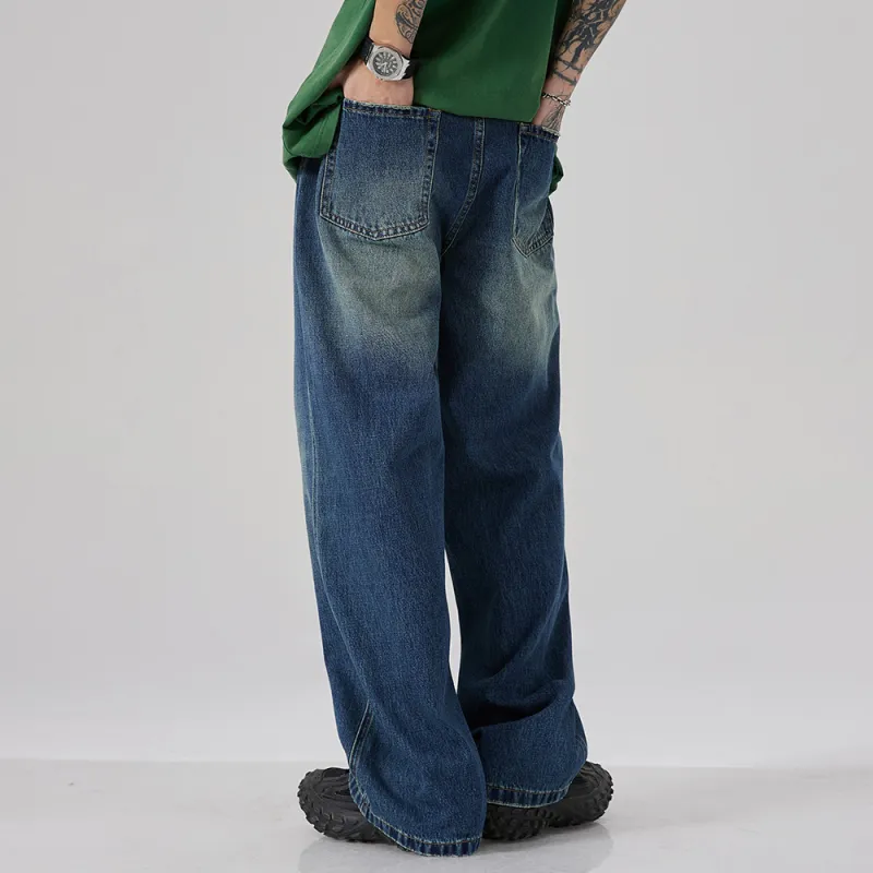 JASONWOOD Cowboy On The Run Jeans Unisex Vintage Blue-3