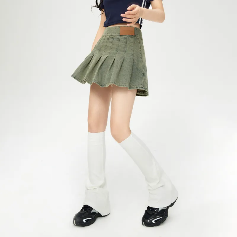 EPTISON WOMAN Denim Short Skirts Women's-10