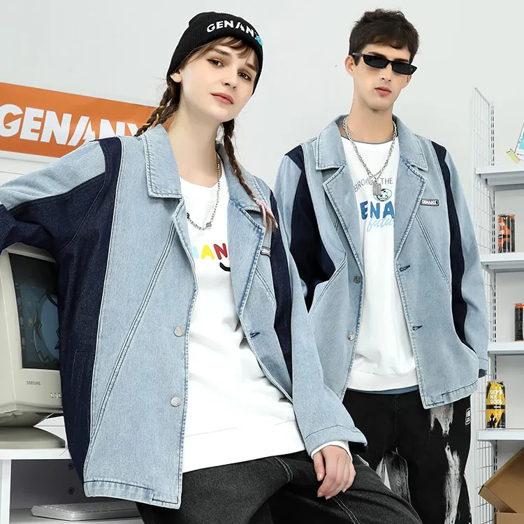 GENANX Business Suit Unisex Denim Blue-3