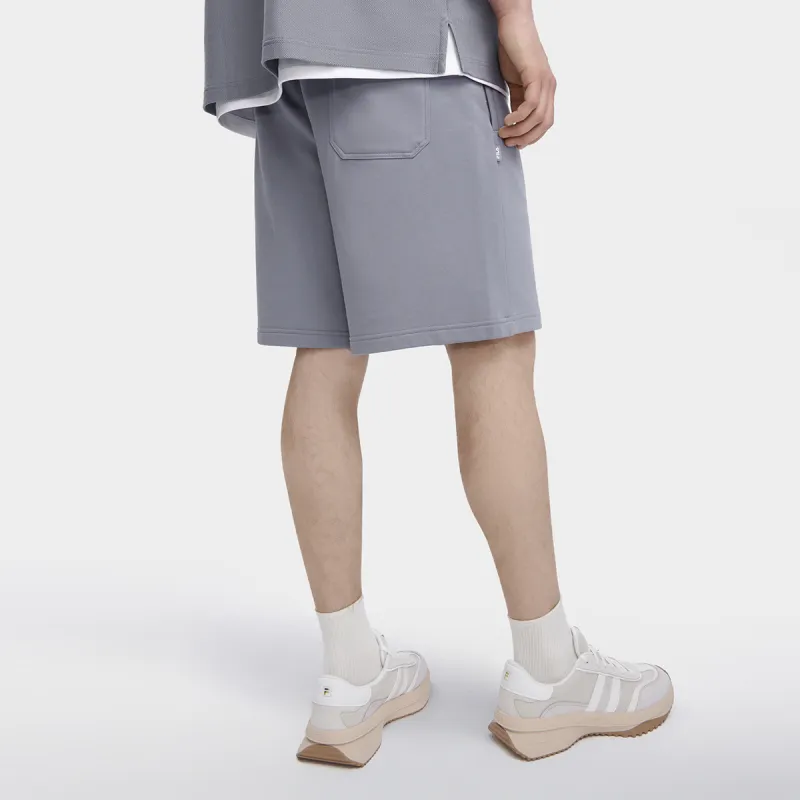 FILA Valentine's Day Collection Casual Shorts Men Cyan Brick Gray-3