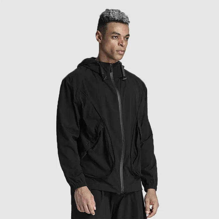 NORVINCY Outdoor Cycling Western Mecha Raglan Sleeve Jacket Unisex-4