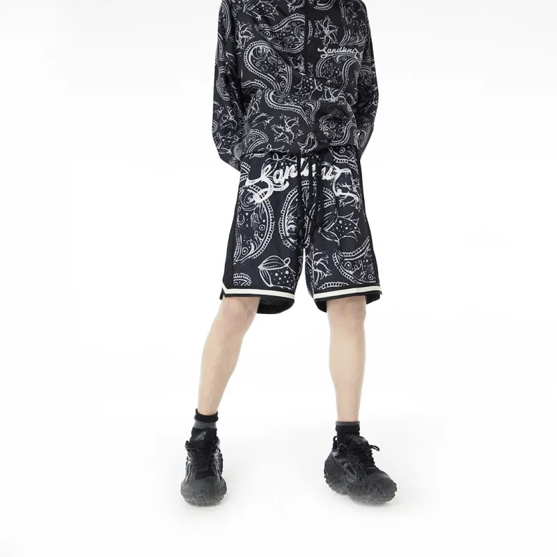 SandKnit Loose Fit Shorts Unisex Graphite Black-2