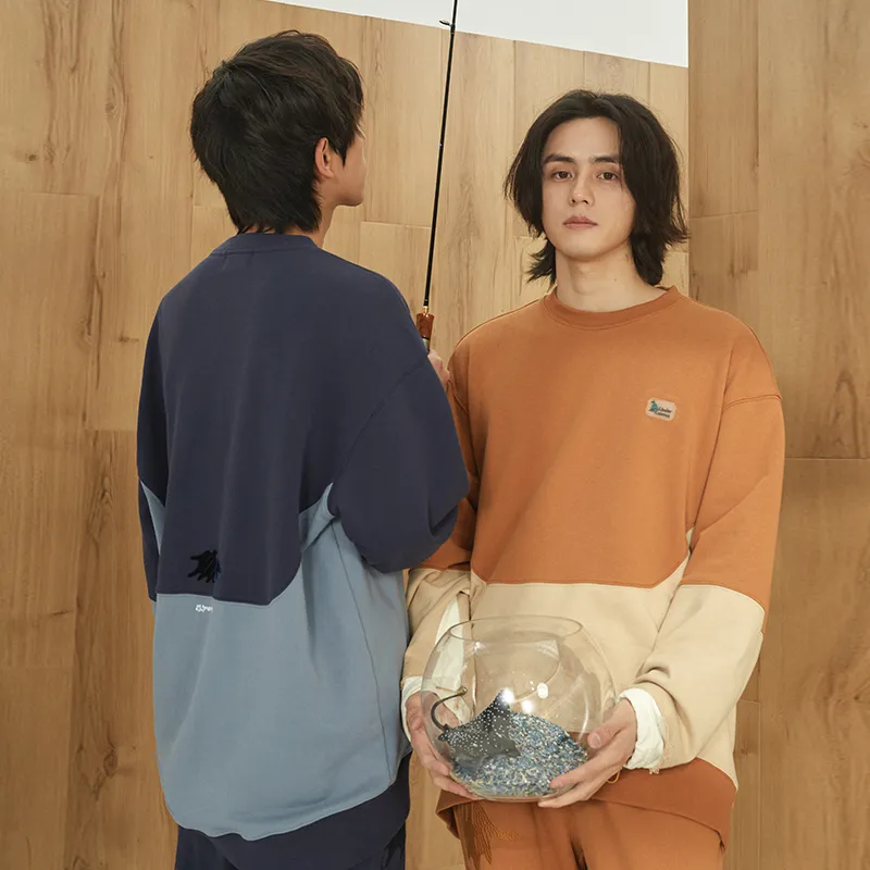 TIKIMOMOKA Crew Neck Loose Fit Regular Sweatshirt Unisex-7