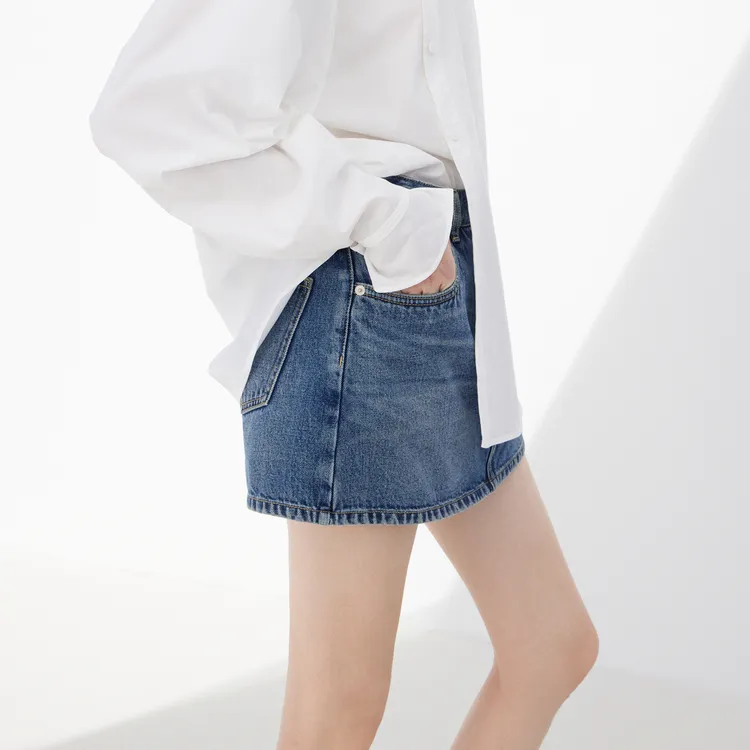 MO&CO Denim Shorts Women's-4