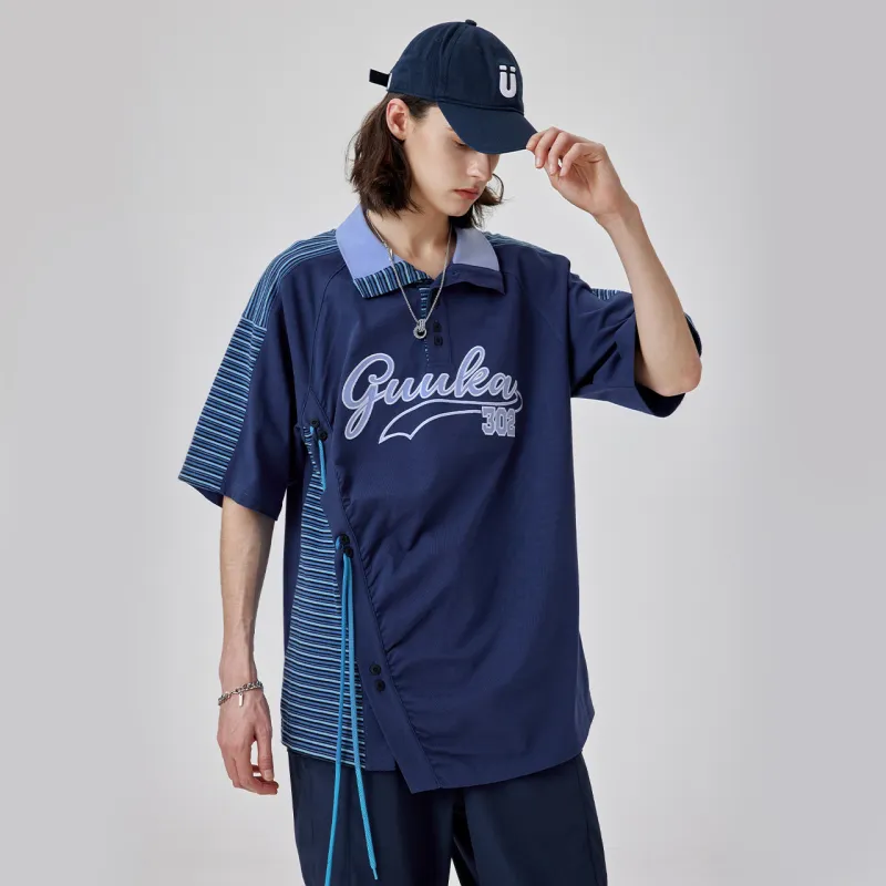 Guuka Polo Shirts Unisex Dark Blue-6