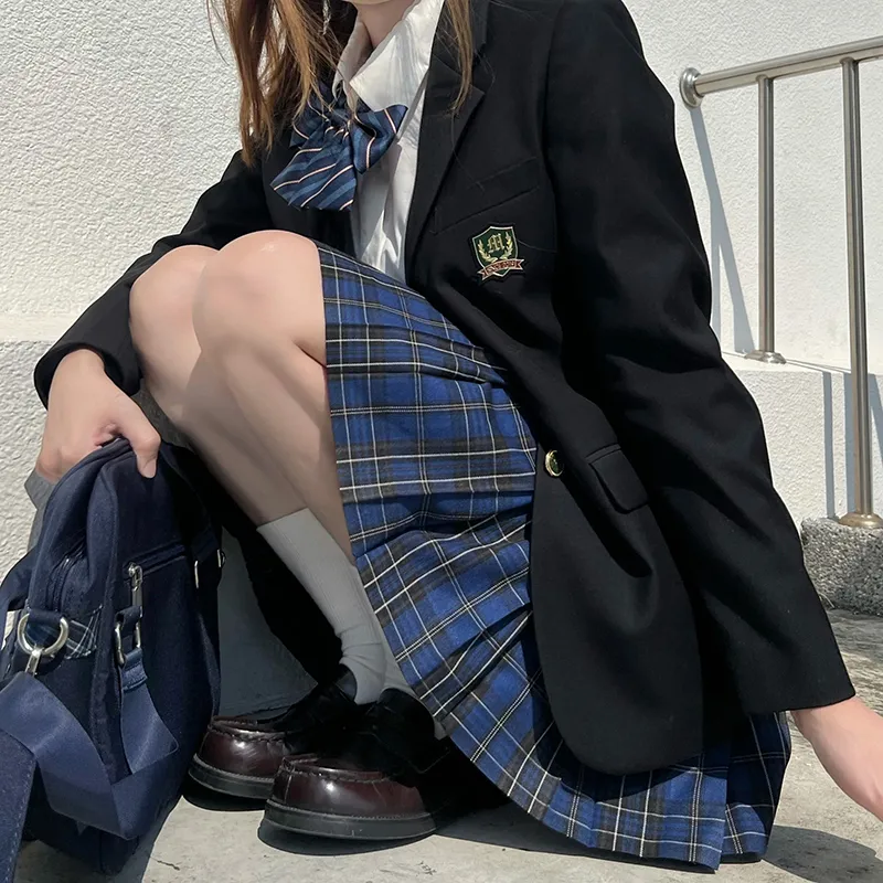 Tokyo Season Casual Short Skirts Women's Green Vine High School Plaid Skirt-14