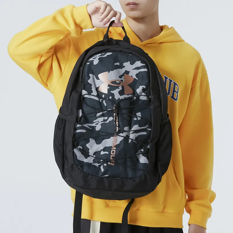 Under Armour Polyester Backpack Regular Unisex Black-3