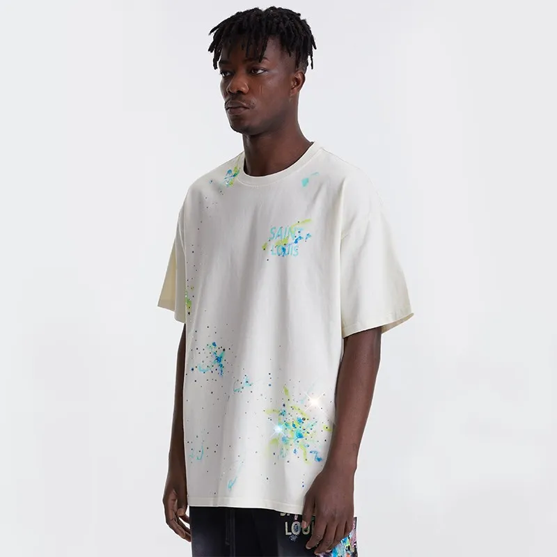 SSSAINT LOUIS T Shirts Unisex Milkshake White-4
