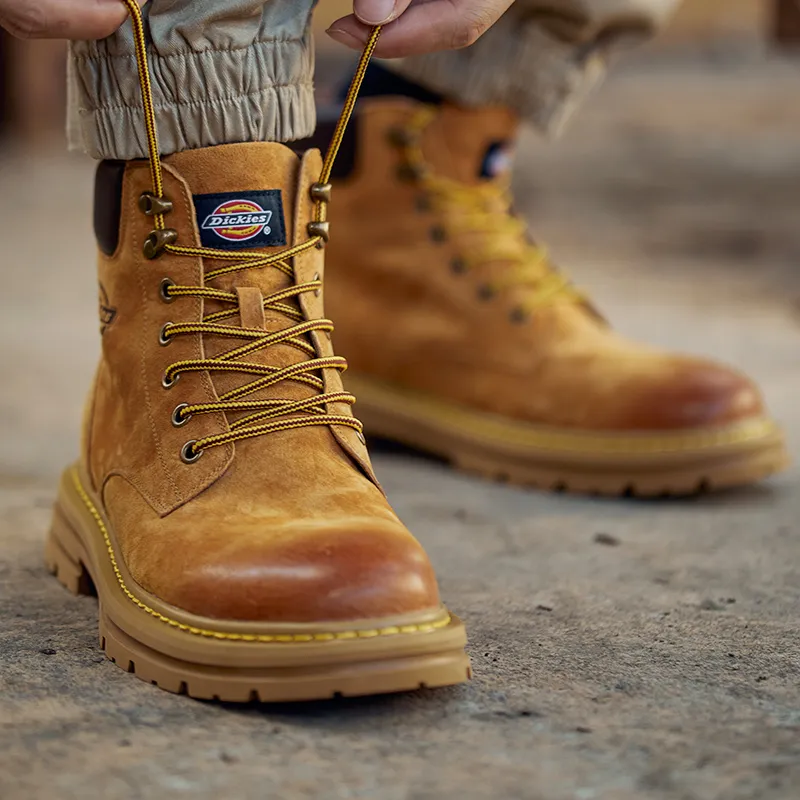 Dickies Warm Wear Resistant Slip Resistant Outdoor Boots Men's Earth Yellow-7