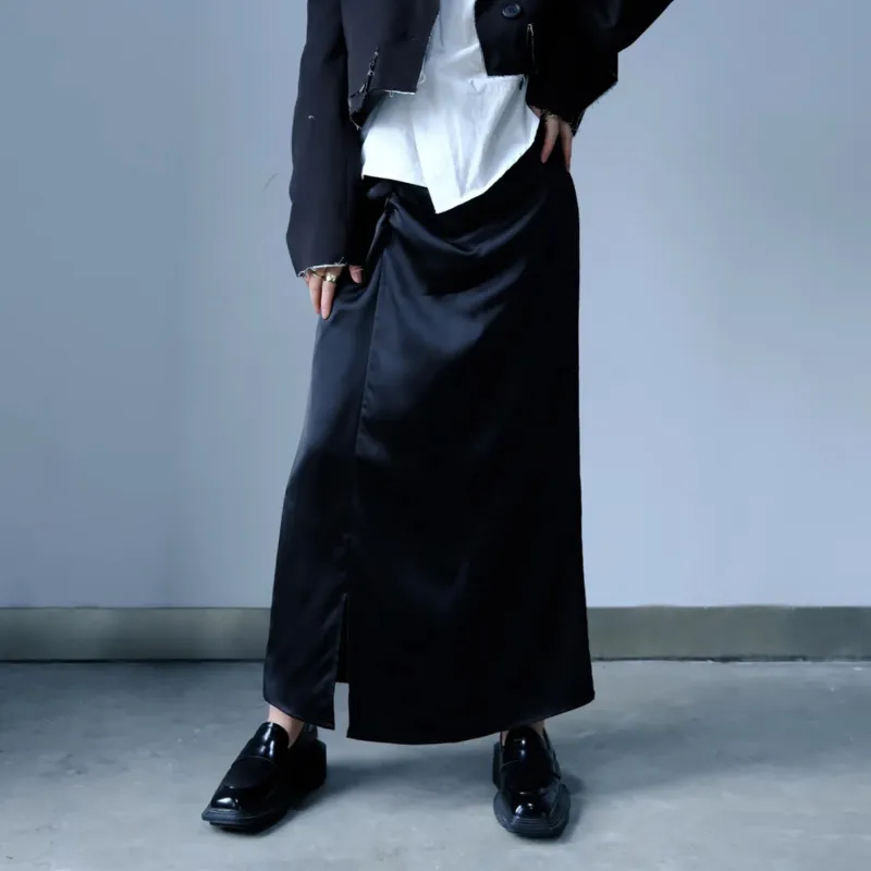 BIENKIMIIYE SS22 Long Skirt Black-2