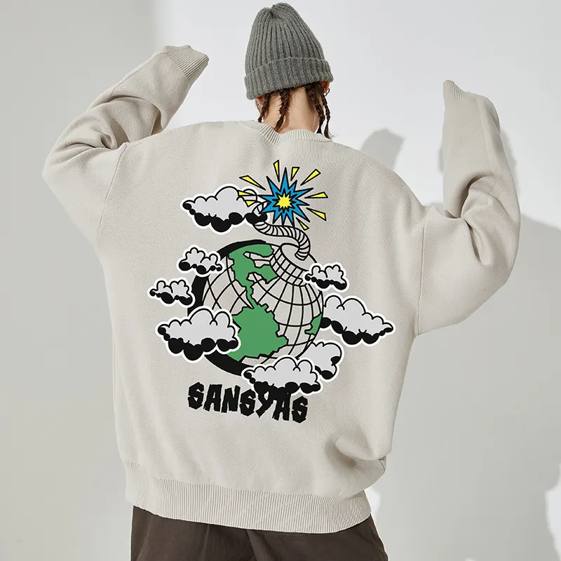 SANSYAS Sweaters Unisex-13