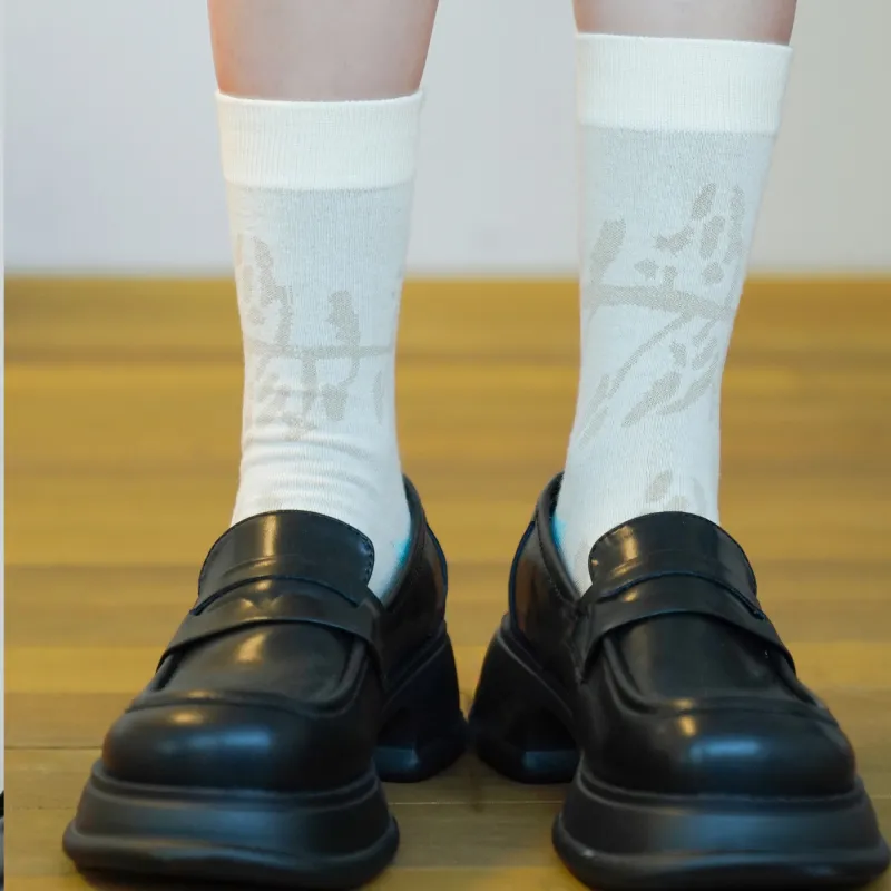 TOOCI Unisex Knee high Socks-5