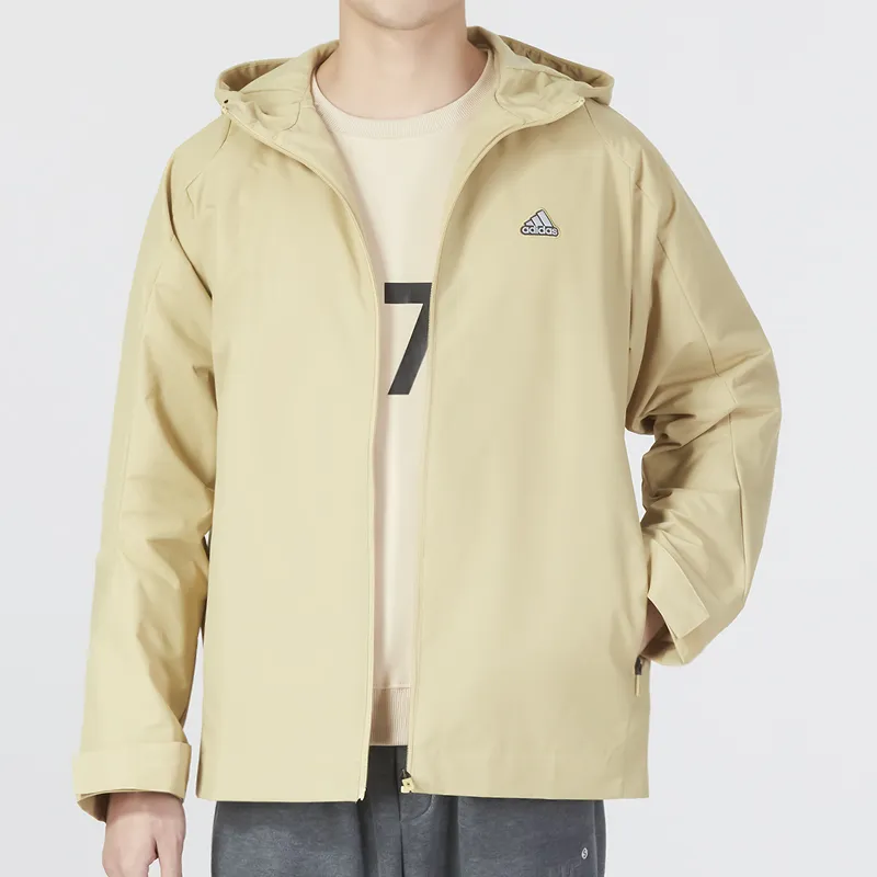 Adidas Hooded Jacket Men's Khaki-2