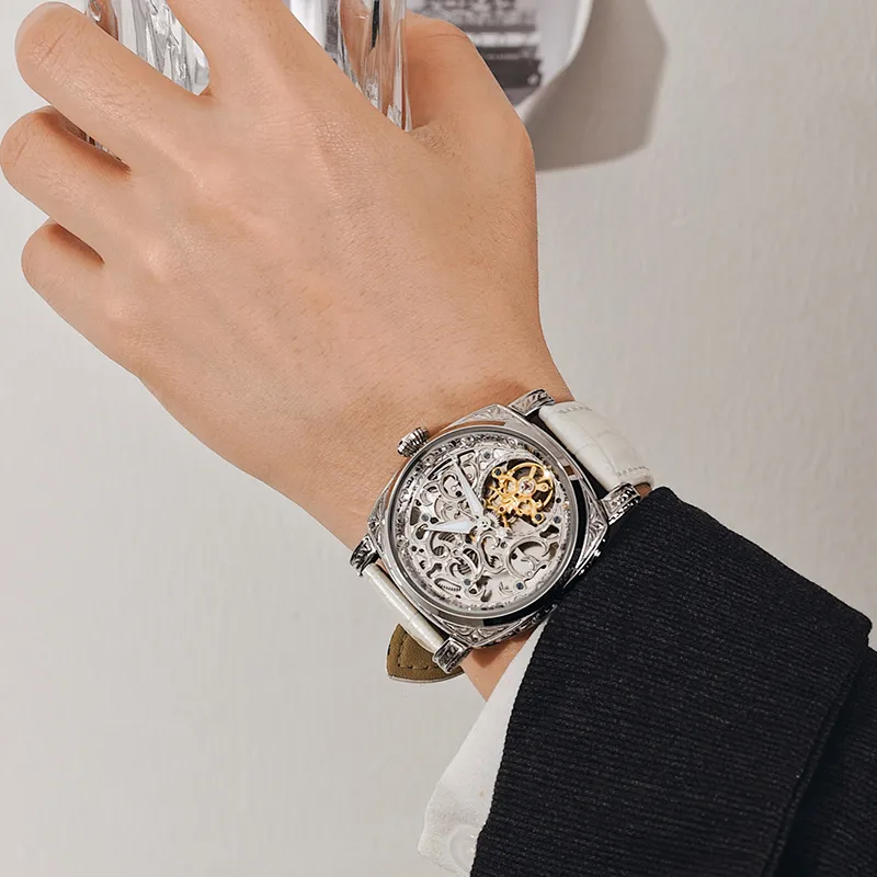 VRQ Future Series Automatic Mechanical Movement Watch Men's Watches Cut-Out Dial VRQ-F1-01-4