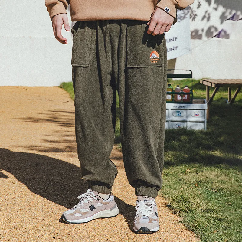 WAYNEXZAVIER Thickened Casual Pants Men's-9