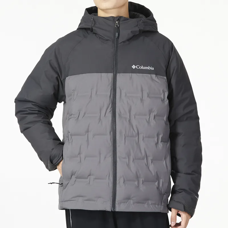 Columbia Grand Trek™ II Down Hooded Jacket Down Jacket Men's Gray-2