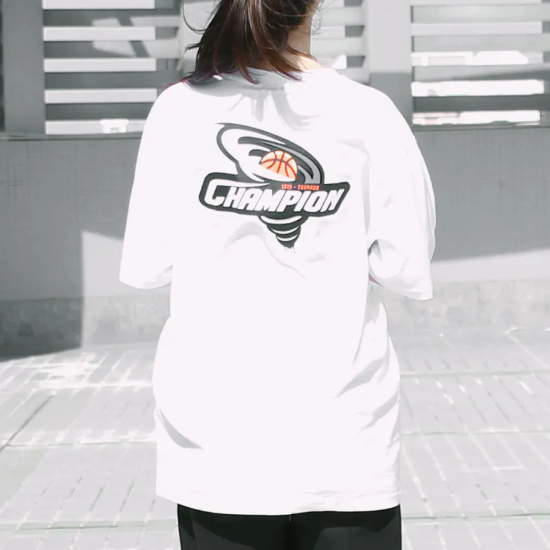 Champion T Shirts Unisex White-3