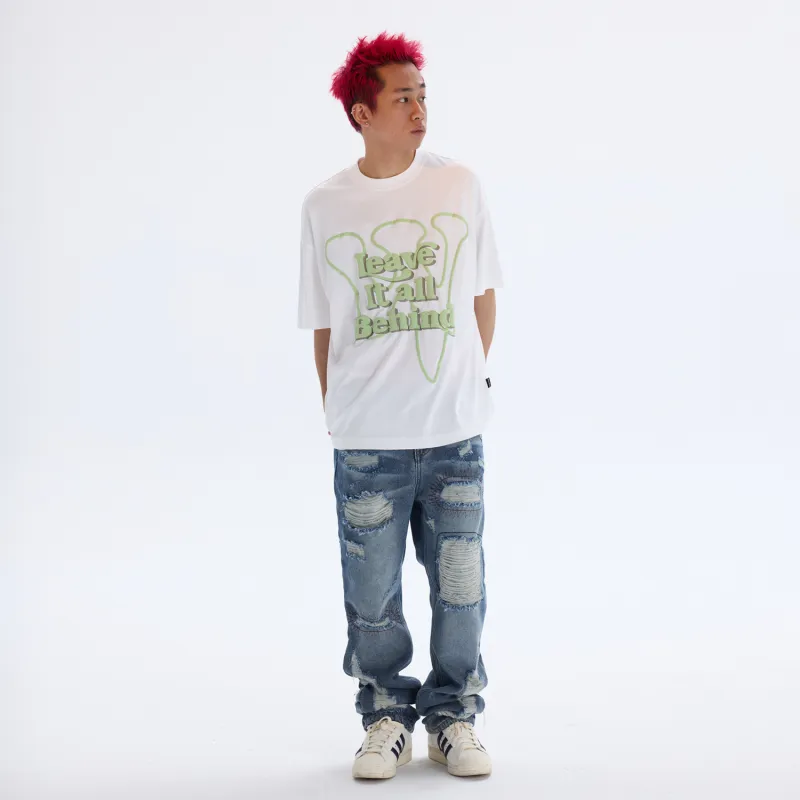 WHOA HA! T-Shirts Unisex White-2