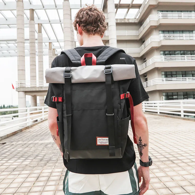 RIOREX Polyamide Backpack Regular Men's Black-4