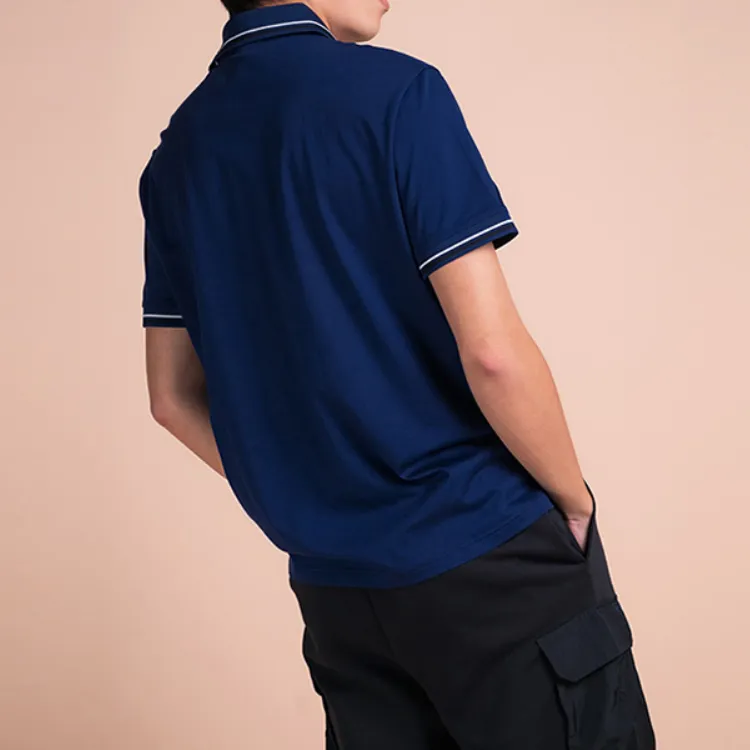 ARMANI EXCHANGE Polo Shirts Men Blue-6