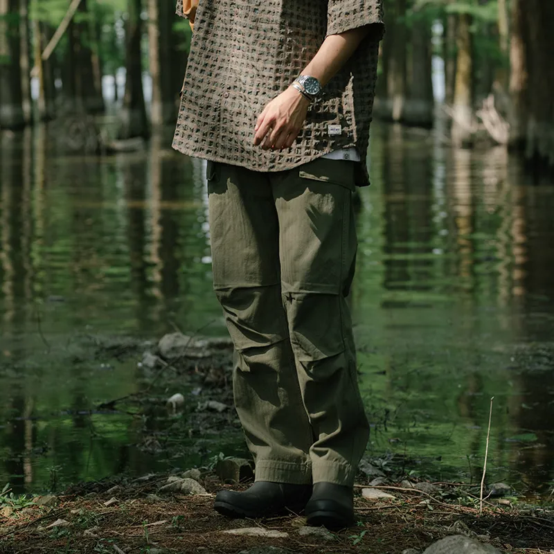 TEKABLU Casual Pants Men's Army Green-2