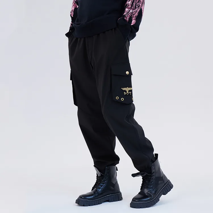 Boy London Casual Pants Unisex Black-6
