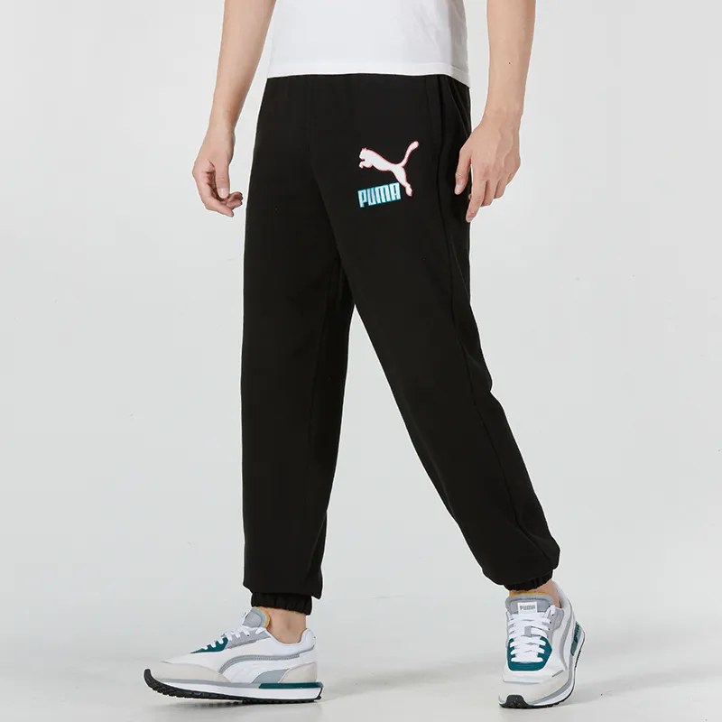 PUMA CLASSICS Knitted Sweatpants Men Black-2