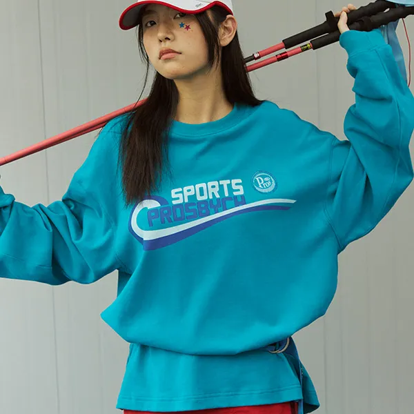 PROS BY CH Crew Neck Loose Fit Sweatshirt Unisex-1