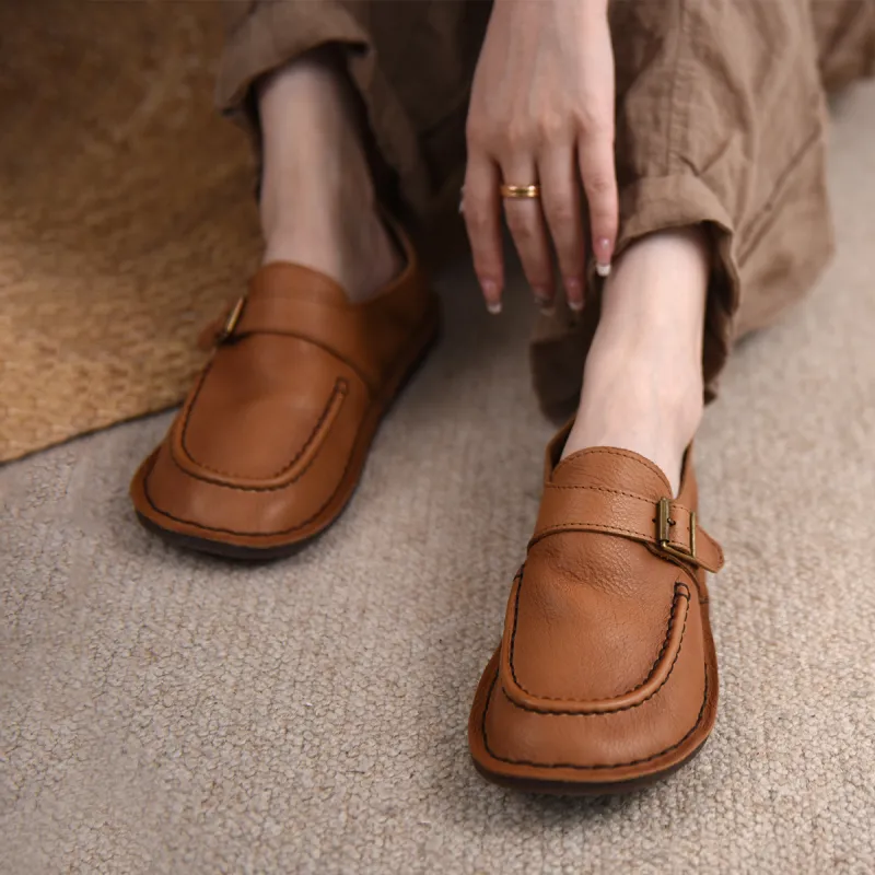 ARTMU Women's Casual Shoes Women's Low Top Coffee/Camel-17
