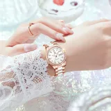 Rose Case White Dial Ceramic Strap (Box Limited Edition)