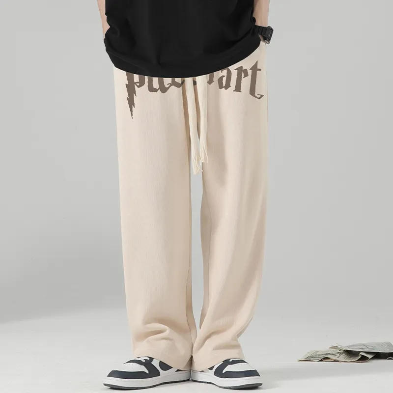 PUCCA Loose Unisex Casual Pants-16