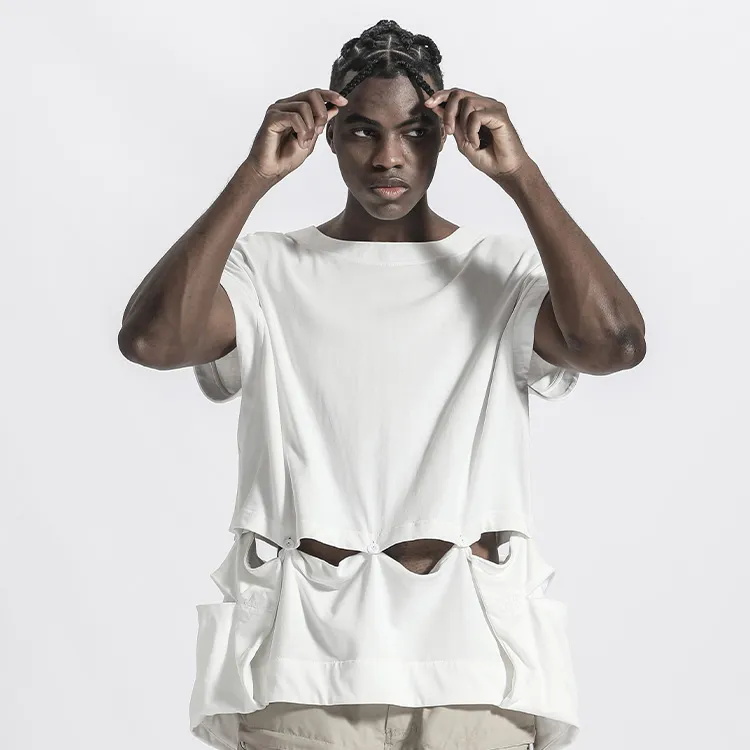NORVINCY Comfortable And Breathable Sleeveless Crew Neck T Shirt Unisex-6