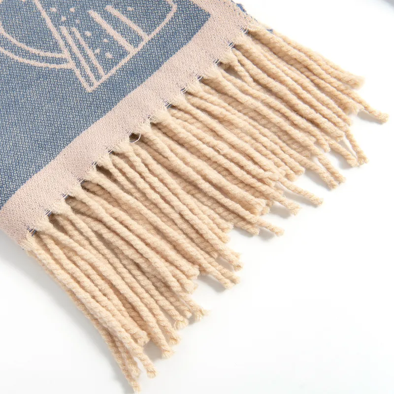 Jodie＆Kevin Knit Scarves Unisex-1