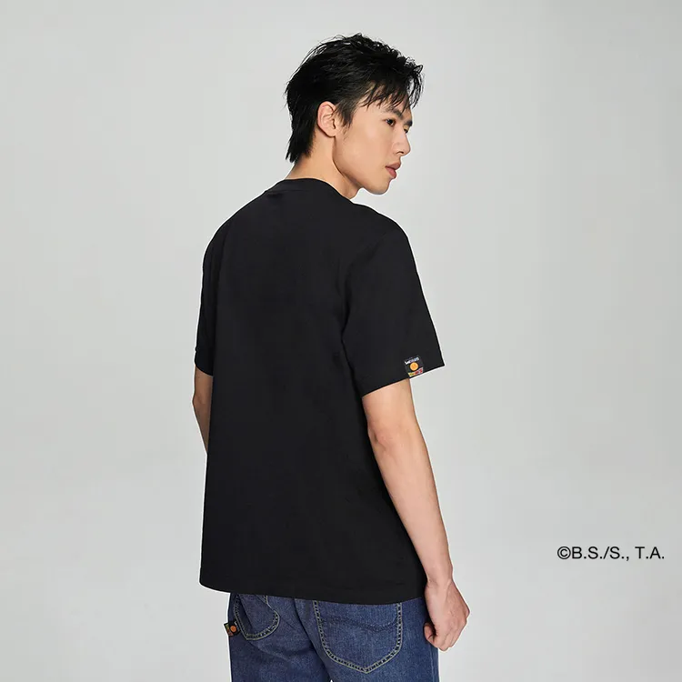 Dragon Ball X Lee X Dragon Ball Co brand T Shirts Men Black-5