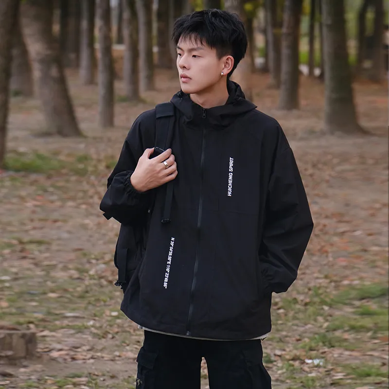 HCHUICHENG Jacket Fleece Lined/Regular Unisex-4