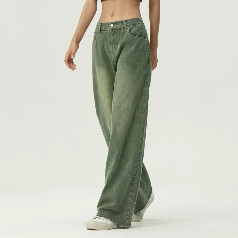 OWOX Jeans Women's Green-3