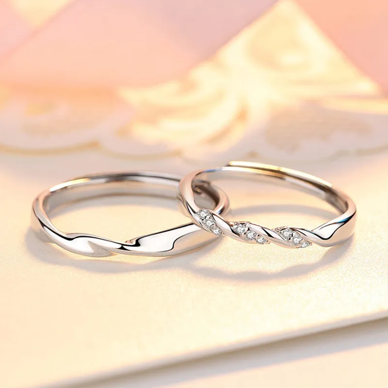 MOVER Rings Unisex Couple's 1 Pair-3