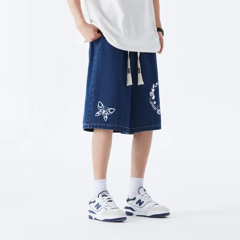 SEANBYSEAN Denim Shorts Unisex-8