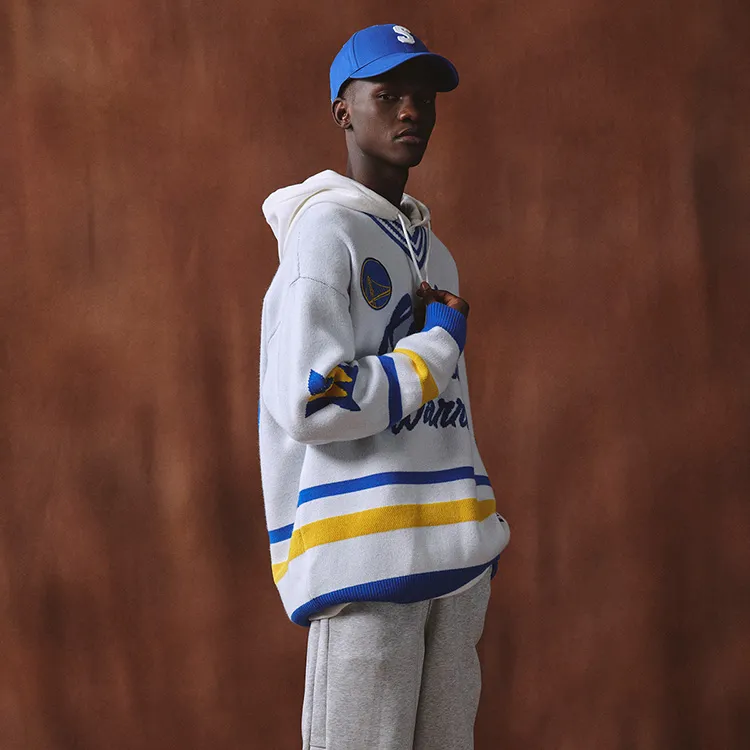 STARTER Sweaters Unisex White Blue-4