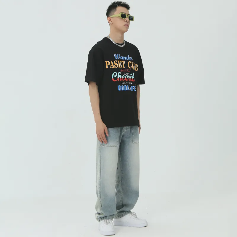 PASET Jeans Unisex Vintage Blue-2