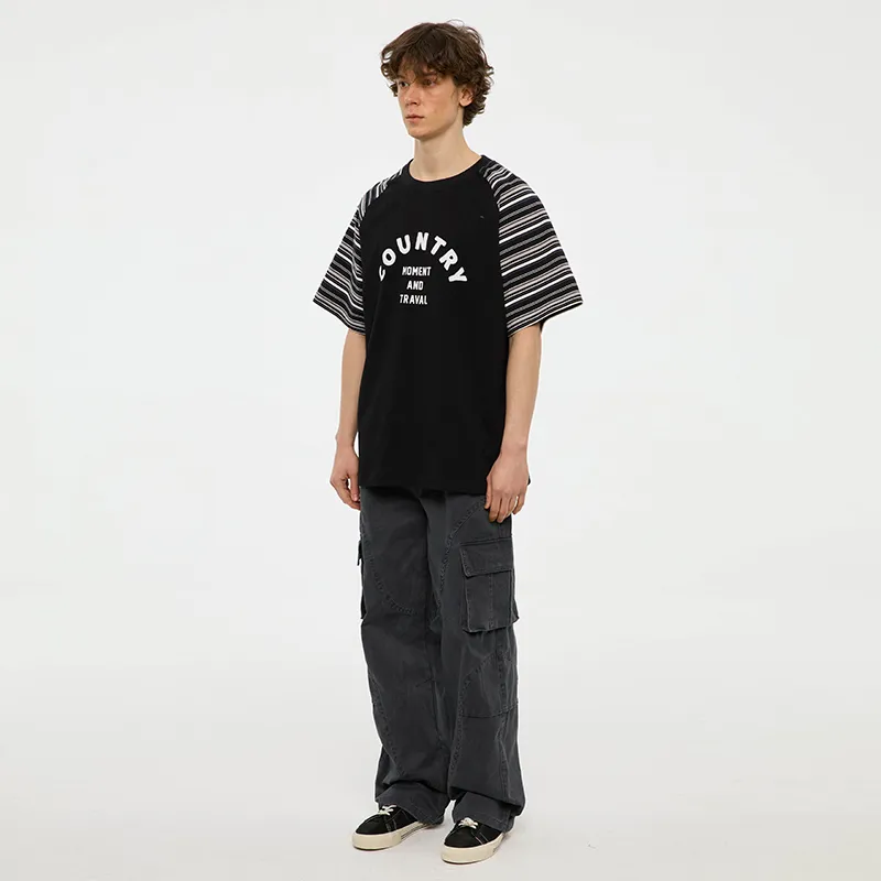 COUNTRY MOMENT T Shirts Men Black-5