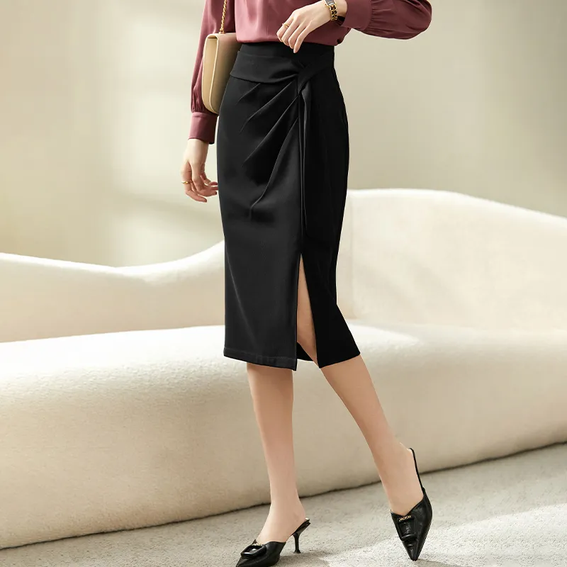 SENTUBILA Casual Long Skirts Women's-2