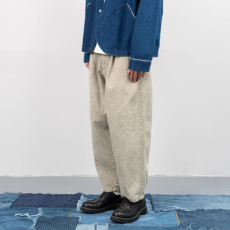 TEKABLU Tapered Pants Casual Pants Unisex Tower Blue-9