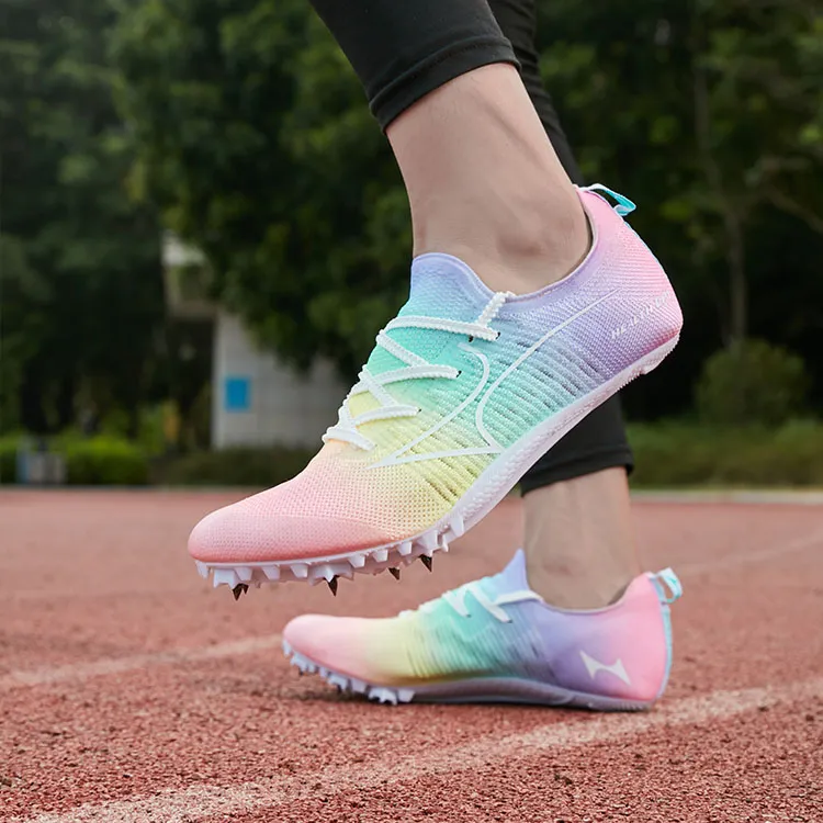 HEALTH Cushioned Slip Resistant Abrasion Resistant Low Top Sprint Running Shoes Unisex Multicolor-6
