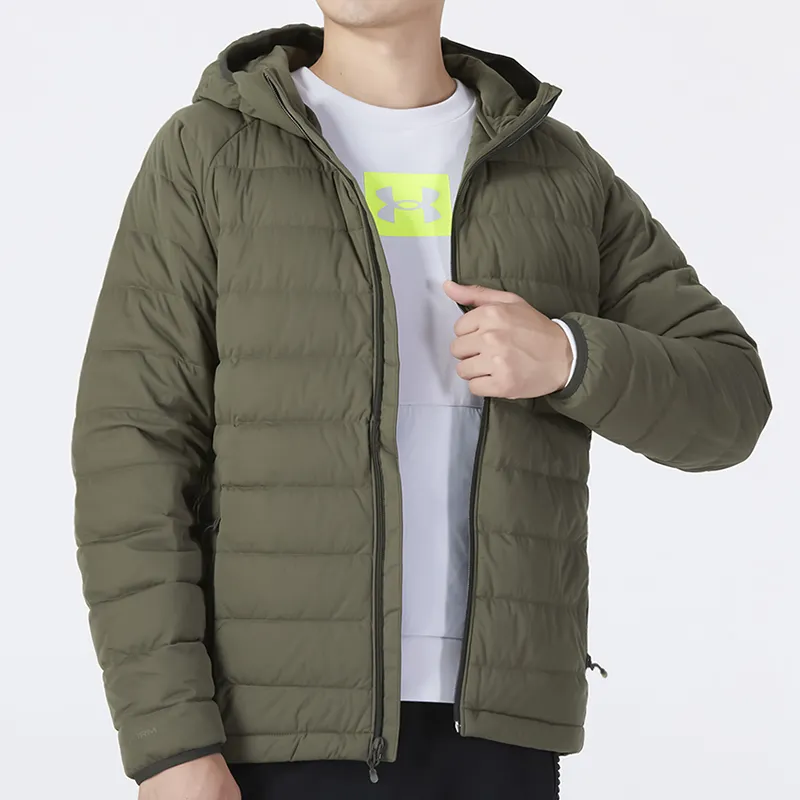 Under Armour Down Jackets Men Army Green-2