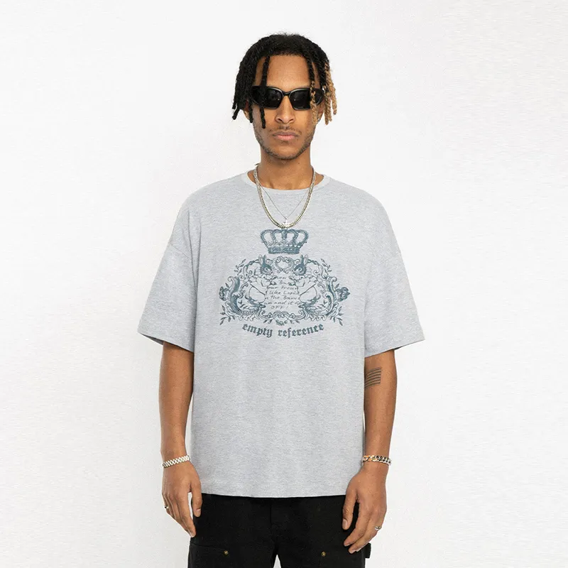 EMPTY REFERENCE T Shirts Unisex Heather Gray-2